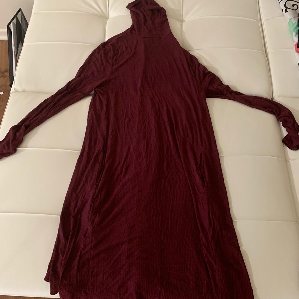 Burgundy Sweater Dress
